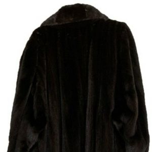 Bill Blass Outerwear | Mink Coat, Black, (Size 1